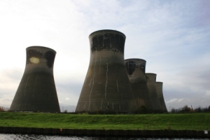 Cooling towers following us